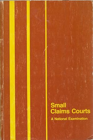 Imagen del vendedor de State Claims Courts: A National Examination a la venta por Jonathan Grobe Books