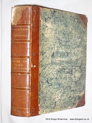 ENCYCLOPAEDIA BRITANNICA Vol XVI. PAR - POE. or a Dictionary of Arts, Sciences, and Miscellaneous...