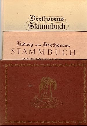 Imagen del vendedor de Ludwig van Beethovens Stammbuch a la venta por Antiquariat Hans Wger