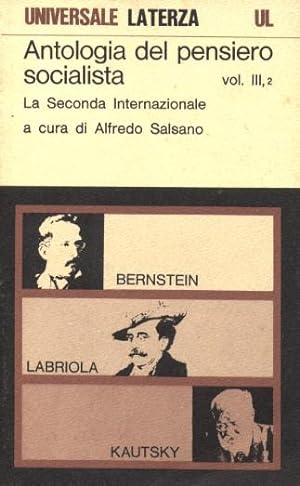Imagen del vendedor de ANTOLOGIA DEL PENSIERO SOCIALISTA. VOL.III, 2 a la venta por libripop