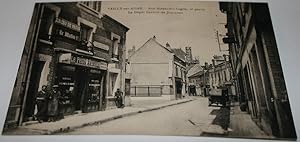 Bild des Verkufers fr Carte Postale Ancienne - VAILLY-SUR-AISNE. Rue Alexandre-Legris, 2me partie. Le Dpt Central de Journaux. zum Verkauf von JOIE DE LIRE