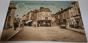 Bild des Verkufers fr Carte Postale Ancienne - SAINTE-MENEHOULD (Marne). Rues Chanzy et Zo Michel. Les nouveaux Bureaux de "l'Eclaireur de l'Est". zum Verkauf von JOIE DE LIRE