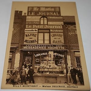 Image du vendeur pour Carte Postale Ancienne - BILLY-MONTIGNY_Maison Delcroix, Journaux. mis en vente par JOIE DE LIRE