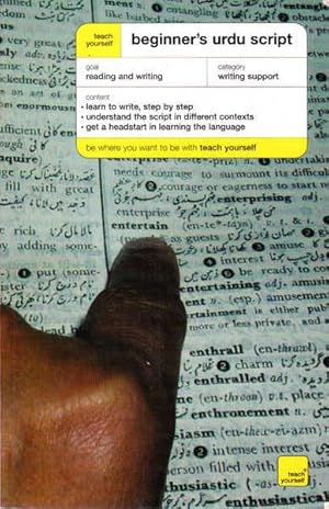 Imagen del vendedor de Teach Yourself Beginner's Urdu Script a la venta por Goulds Book Arcade, Sydney