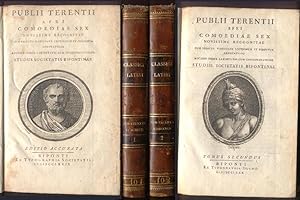 Immagine del venditore per Publii Terentii Afri Comoediae Sex Novissime Recognitae Cum Selecta Varietate Lectionum Et Perpetua Annotatione Accedit Index Latinitatis Cum Interpretatione Studiis Societatis Bipontinae venduto da Libri Antichi e Rari di A. Castiglioni