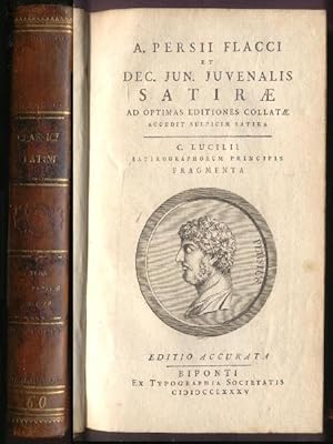 A. Persii Flacci et Dec. Jun. Juvenalis Satirae ad optimas editiones collatae accedit sulpiciae s...