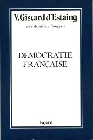 Bild des Verkufers fr Dmocratie franaise zum Verkauf von JLG_livres anciens et modernes