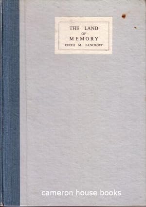 Imagen del vendedor de The Land of Memory [Poems] a la venta por Cameron House Books