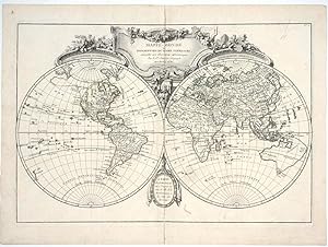 Mappe-monde ou description du globe terrestre, assujettie aux observations astronomiques par le S...