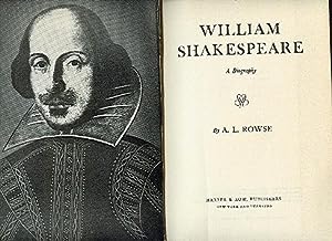 WILLIAM SHAKESPEARE a biography