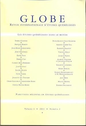 GLOBE, Revue internationale d'études québécoises. Les études québécoises dans le monde.