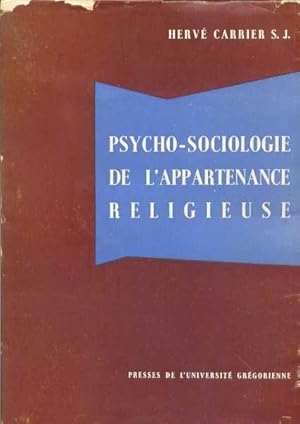 Psycho-sociologie de l'appartenance religieuse.