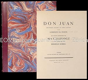 Don Juan, Heiteres Drama in zwei Akten.