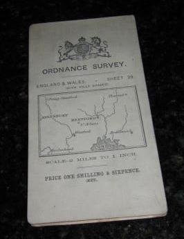 Ordnance Survey. England & Wales. - Sheet 29:(With Hills Shaded) - St.Albans. Scale - 2 Miles to ...