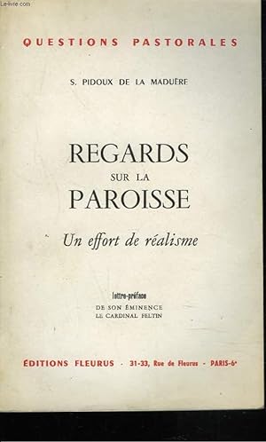 Seller image for REGARDS SUR LA PAROISSE. UN EFFORT DE REALISME. for sale by Le-Livre