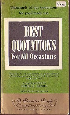 QUOTATIONS FOR ALL OCCASIONS, Best