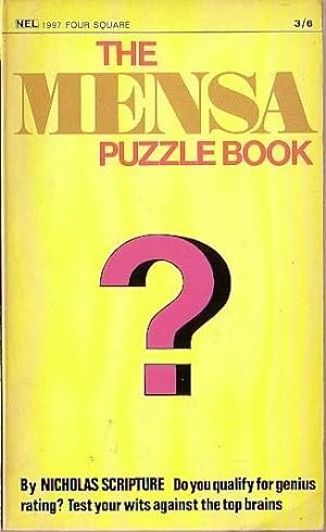 Imagen del vendedor de \ THE MENSA PUZZLE BOOK a la venta por Mr.G.D.Price