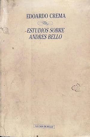 Imagen del vendedor de Estudios sobre Andrs Bello a la venta por Librera Monte Sarmiento