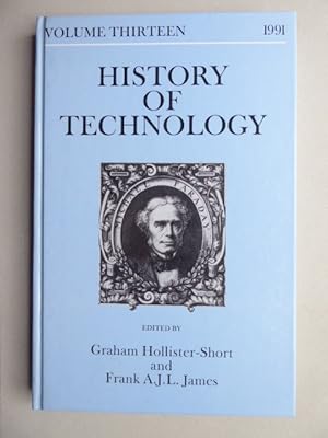 Seller image for History of Technology. Volume Thirteen, 1991. for sale by Antiquariat Heinzelmnnchen