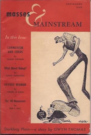 Immagine del venditore per Masses & Mainstream, Vol. 1, Number 7, September 1948 venduto da Cragsmoor Books