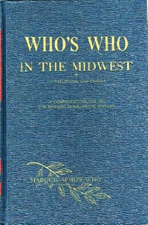 Seller image for Who's Who in the Midwest (1969-70): A Component Volume of The Marquis Biographical Library for sale by Round Table Books, LLC