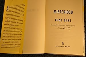 Seller image for Misterioso: a Crime Novel **SIGNED** for sale by Longs Peak Book Company
