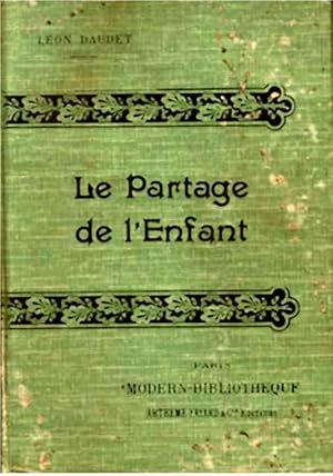 Seller image for Le Partage De L'enfant for sale by Joy Norfolk, Deez Books