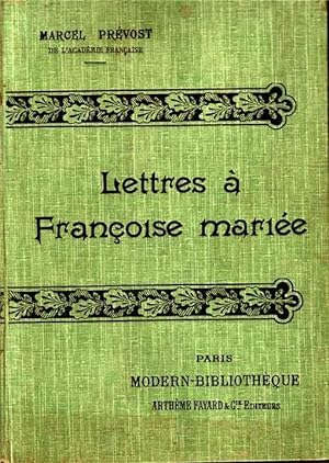 Imagen del vendedor de Lettres a Francoise Mariee a la venta por Joy Norfolk, Deez Books