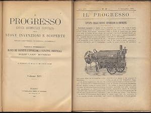 IL PROGRESSO Rivista quindicinale delle nuove invenzioni e scoperte. Notizie scientifiche, indust...