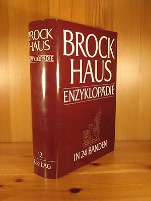 Brockhaus Enzyklopädie, 19. Auflage, Halbleder-Ausgabe,1986 - 1994, Bd. 12 (KIR - LAG), 1990.