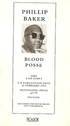 Immagine del venditore per Blood Posse venduto da Black Voices