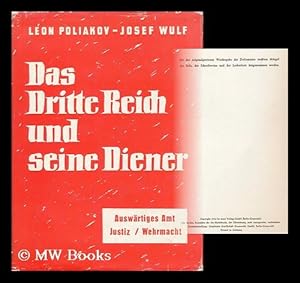 Seller image for Das Dritte Reich und seine Diener : Dokumente / [von] Leon Poliakov [und] Josef Wulf for sale by MW Books Ltd.