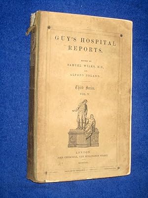 Imagen del vendedor de Guy's Hospital Reports, 1859, Third Series, Vol V, a la venta por Tony Hutchinson