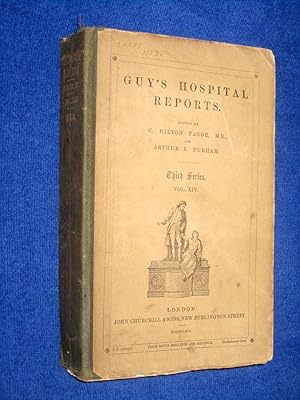 Seller image for Guy's Hospital Reports, 1868, Third Series, Vol XIV, for sale by Tony Hutchinson