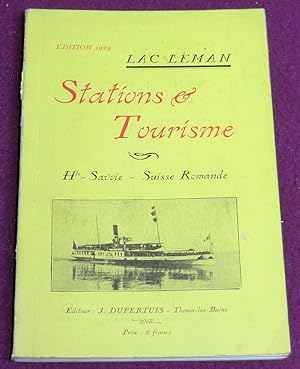 Seller image for LAC LEMAN - STATIONS & TOURISME Haute-Savoir - Suisse Romande for sale by LE BOUQUINISTE