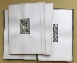 Bild des Verkufers fr Recueil de panneaux d'ornemens par differents Graueurs (Graveurs) du XVI siecle: Lucas de Leyde, Barth. et Hans Sebald Beham, Jac. Bink, Geor. Penzc et Henr. Aldegrever, etc. 54 planches. zum Verkauf von Antiquariat Cassel & Lampe Gbr - Metropolis Books Berlin