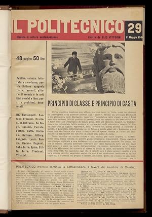 Politecnico (Il). Settimanale di cultura contemporanea diretto da Elio Vittorini. Dal fascicolo 2...