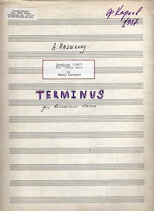 Terminus - for Cello Solo (1987) [SCORE]