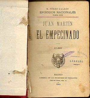 Seller image for EPISODIOS NACIONALES. Primera Serie. JUAN MARTN EL EMPECINADO. for sale by angeles sancha libros