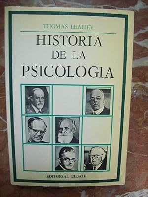 Seller image for HISTORIA DE LA PSICOLOGA. LAS GRANDES CORRIENTES DEL PENSAMIENTO PSICOLGICO for sale by Itziar Arranz Libros & Dribaslibros