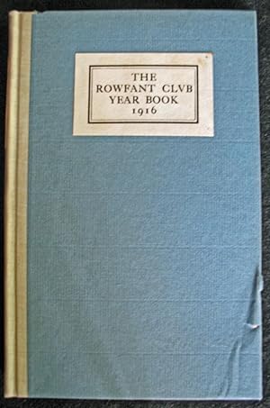 The Rowfant Club Year Book 1916