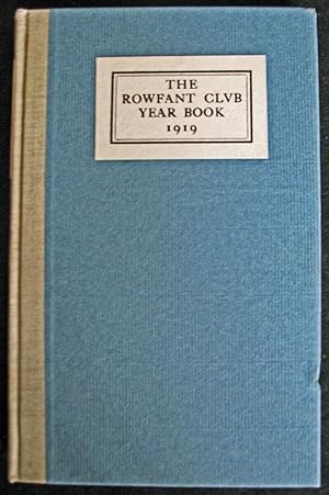 The Rowfant Club Year Book 1919