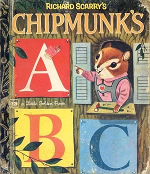 Imagen del vendedor de Richard Scarry's Chipmunk's ABC. a la venta por Lost and Found Books