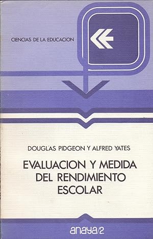 Seller image for EVALUCION Y MEDIDA DEL RENDIMIENTO ESCOLAR for sale by Libreria 7 Soles