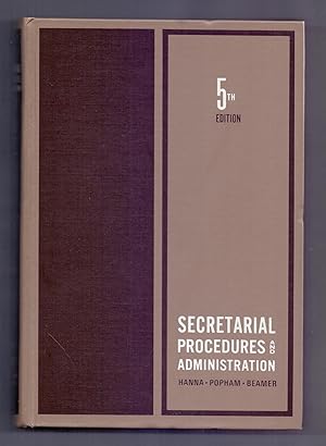 Seller image for SECRETARIAL PROCEDURES AND ADMINISTRATION for sale by Libreria 7 Soles