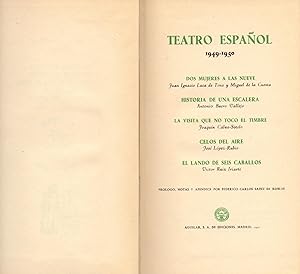 Seller image for TEATRO ESPAOL 1950-51: YO TENGO VEINTE AOS, EN LA ARDIENTE OSCURIDAD, EL GRAN MUNUT, LA SOMBRA PASA, VEINTE Y CUARENTA, CRIMINAL DE GUERRA for sale by Libreria 7 Soles