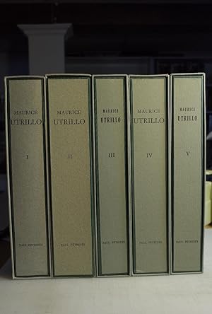 L'OEUVRE COMPLET DE MAURICE UTRILLO Complete 5 Volumes Set