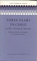 Seller image for THREE YEARS IN CHILE for sale by Studio Books