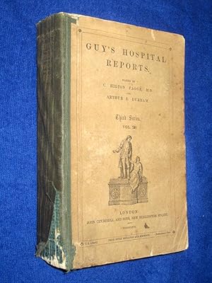 Immagine del venditore per Guy's Hospital Reports, 1866, Third Series, Vol XII. venduto da Tony Hutchinson