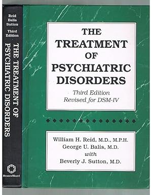 Image du vendeur pour The Treatment of Psychiatric Disorders : Third Edition Revised for DSM - IV mis en vente par Andrew James Books